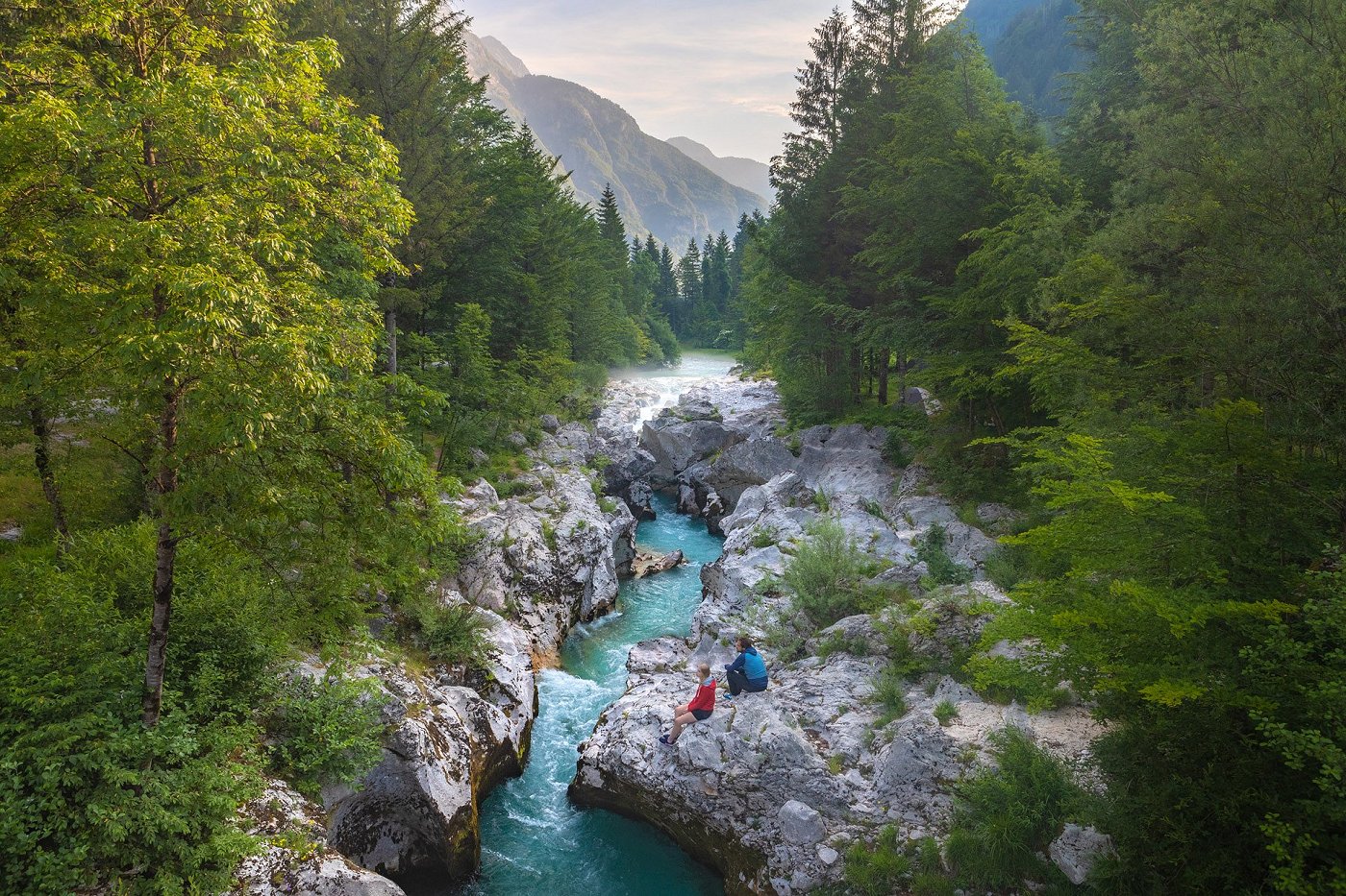 Mala korita Soče, Bovec