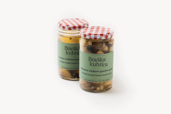 Bovec kitch\'n • Eingelegte Mischwaldpilze • Soča Valley Finest